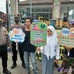 TNI/Polri Sibolga saat Razia masker kepada pemgguna jalan