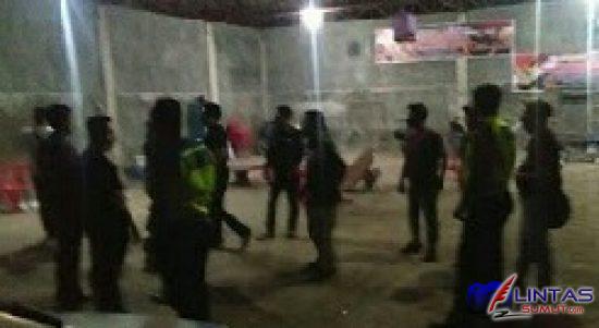 Foto : Halaman Garasi Ketua PAC-PP dan PUK SPSI Dirusak orang tidak dikenal (OTK), Sabtu malam (10/04/2021) sekira pukul 22.15 WIB