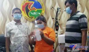 IMG_20210418_194351 Foto : Seorang Ibu Rumah Tangga (IRT) berinisial RS (29) diamankan Sat Reskrim Narkoba Polrestabes Medan.