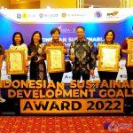 PT Agincourt Resources, meraih peringkat Emas dalam ajang Asia Sustainability Reporting Rating (ASRRAT) 2022 serta memboyong 10 penghargaan pada gelaran Indonesia Sustainable Development Goals Award (ISDA) 2022.