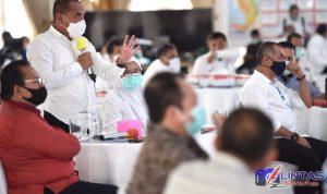 Gubernur Sumatera Utara (Gubsu) Edy Rahmayadi mengadakan pertemuan dengan anggota DPRD Sumut di Pendopo Rumah Dinas Gubernur Sumut