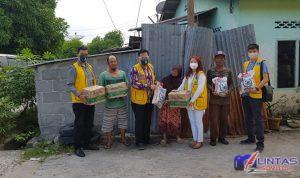Darmawan Yusuf SH Baksos Corona Foto//KET : Baju Kuning Lions Club Dari Kanan ke Kiri 1. Lion Dody Herdiansyah, SH,MH, 2.Vice Komite Gubernur Distrik 307 A2 Lions Club Indonesia Darmawan Yusuf, SH, SE, M.Pd, MH, CTLA, 3.Vice President 2 Agustina, SE, SH, MH, 4.paling kanan baju kuning lions Kosidin, SH, BBa