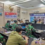 RAKOR:Rapat Koordinasi Pengamanan Malam Takbiran Perayaan Idul Fitri 1441 H Tahun 2020 di wilayah Kota Medan dan Kabupaten Deli Serdang di Ruang Rapat Rupatama Mapolrestabes Medan, Jl. HM Said Medan.