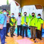 SBSI 92 Sumut Darmawan Yusuf May Day buruh Foto Bersama Ketika Menerima Bantuan Kapolda Sumut untuk diberikan kepada Buruh SBSI 92