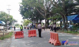 akses jalan ke panti cermin -lintas sumut