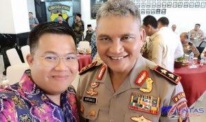 Ket;Foto// Sebelah kiri Darmawan Yusuf, SH, SE, M.Pd, MH, CTLA dan Sebelah Kanan kapolda Sumut Irjen Pol Martuani Sormin.