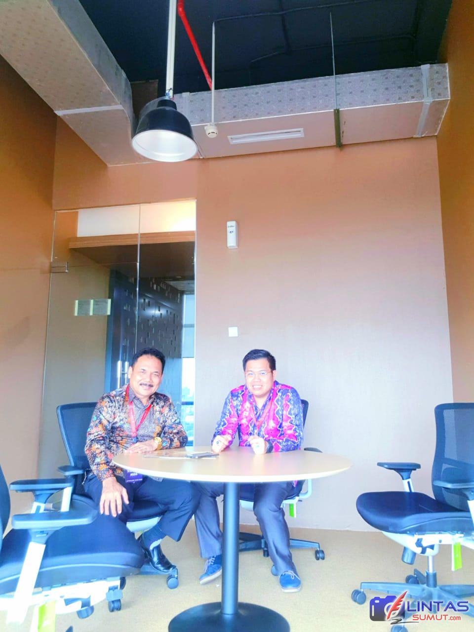 Ket//Foto : dari kanan ke kiri : Ketua Umum DPP Pusat Lembaga Bantuan Hukum YLBH Darma Berkah Keadilan Darmawan Yusuf, SH., SE., M.Pd., MH., CTLA., Med dan Wakil Ketua Mihon Manalu, SH., M.Pd