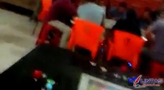 Foto : Salah satu lokasi meja judi tembak ikan di Binjai
