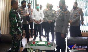 Foto : Kapolres Binjai, AKBP Romadhoni sambangi Markas Kodim 0203/Langkat