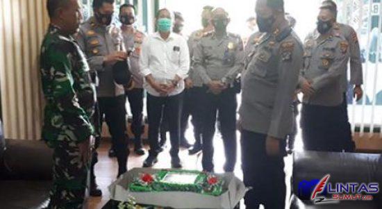 Foto : Kapolres Binjai, AKBP Romadhoni sambangi Markas Kodim 0203/Langkat